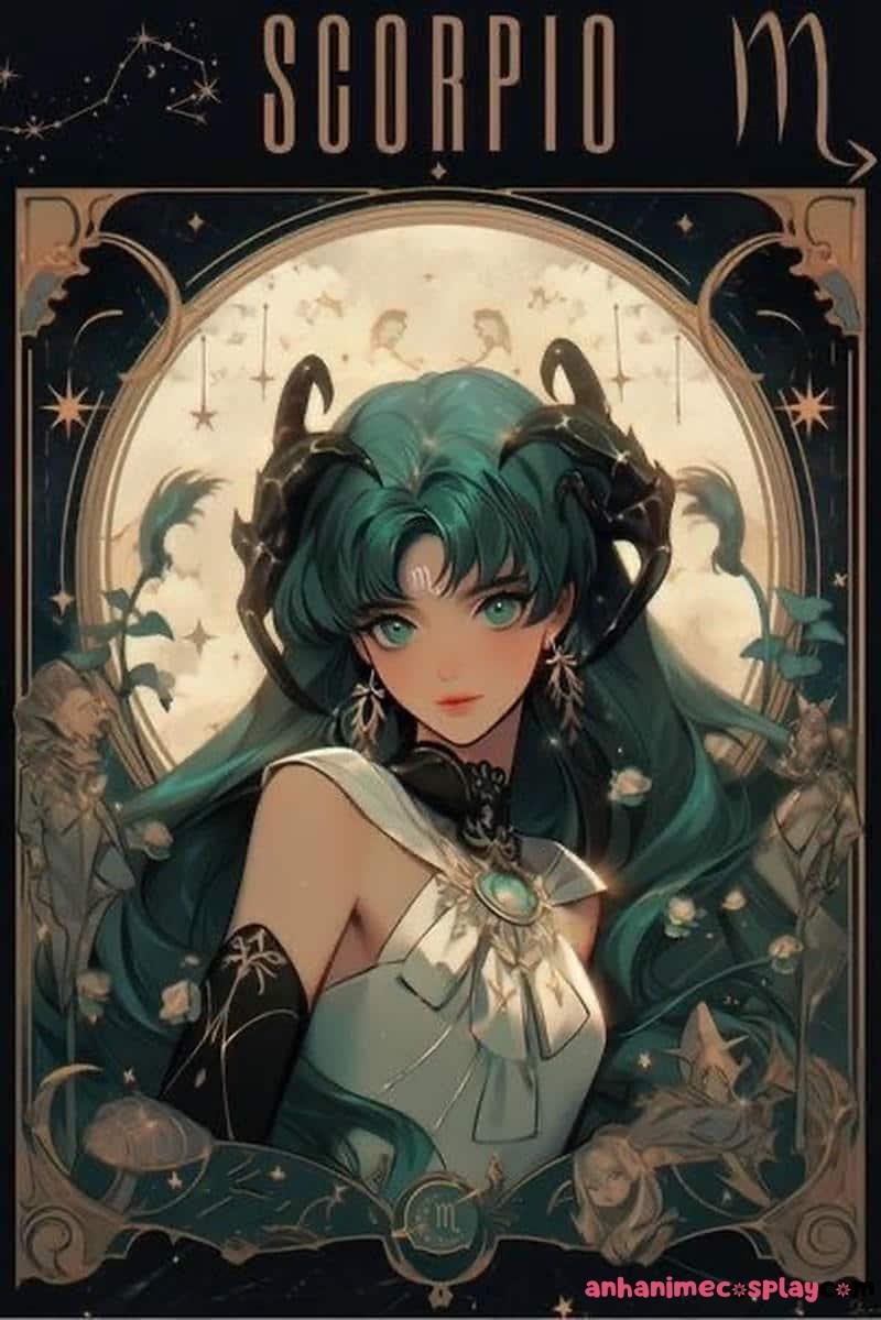 hình ảnh cung bọ cạp nữ anime xinh